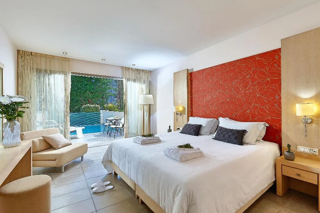 Double or Twin SUPERIOR WITH PRIVATE POOL Room, Castello Boutique Resort & Spa Adults Only, Crete