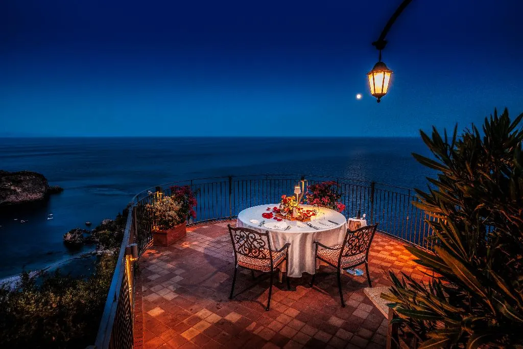 Terrace, Grand Hotel San Pietro, Taormina