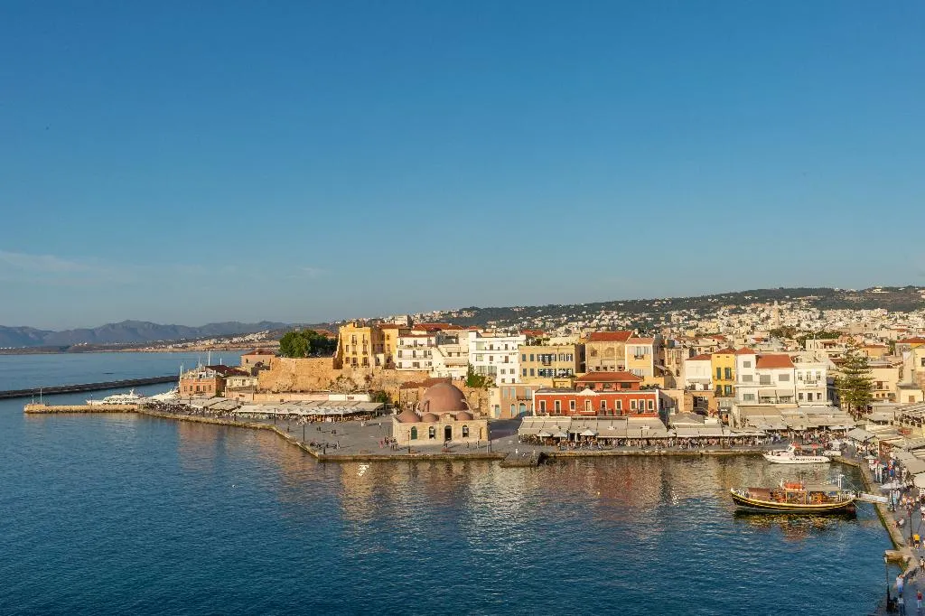 Terrace, Porto del Colombo, Crete