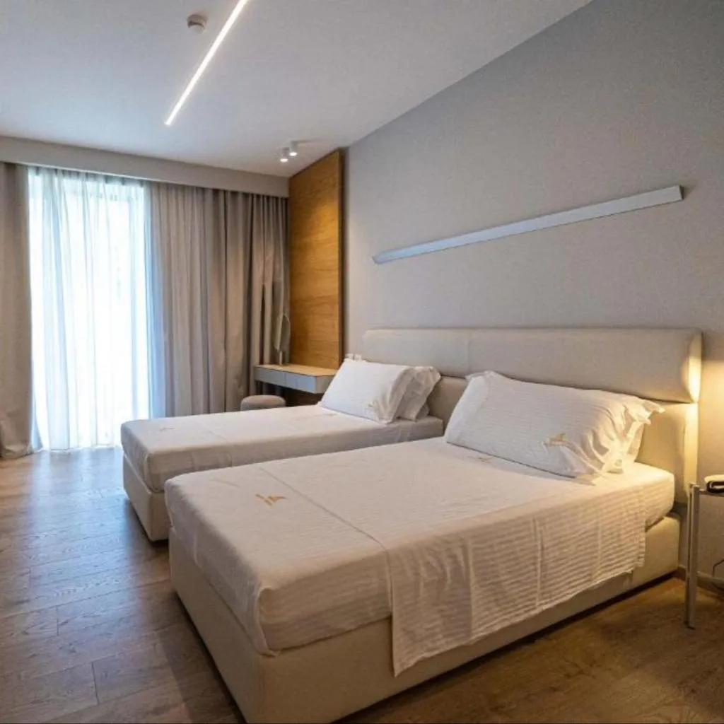 TWIN SEA VIEW Room, Navy Hotel, Kavaje