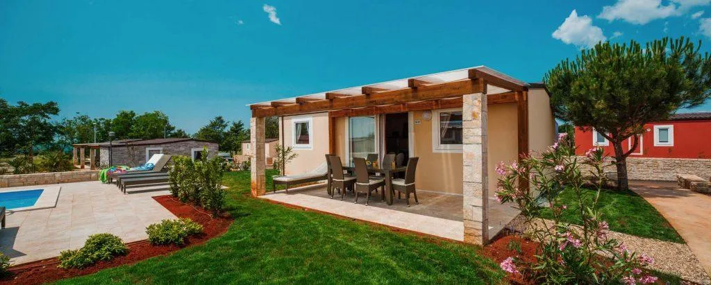 Terrace, Camping Park Umag Mobile Homes, Istria