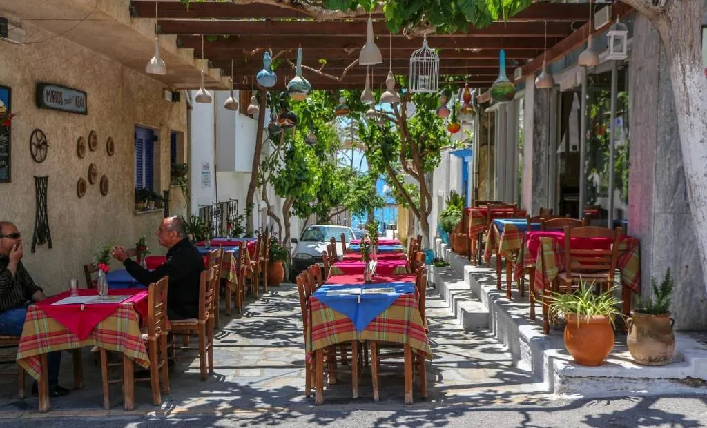 Restaurant, Myrtos Hotel, Crete