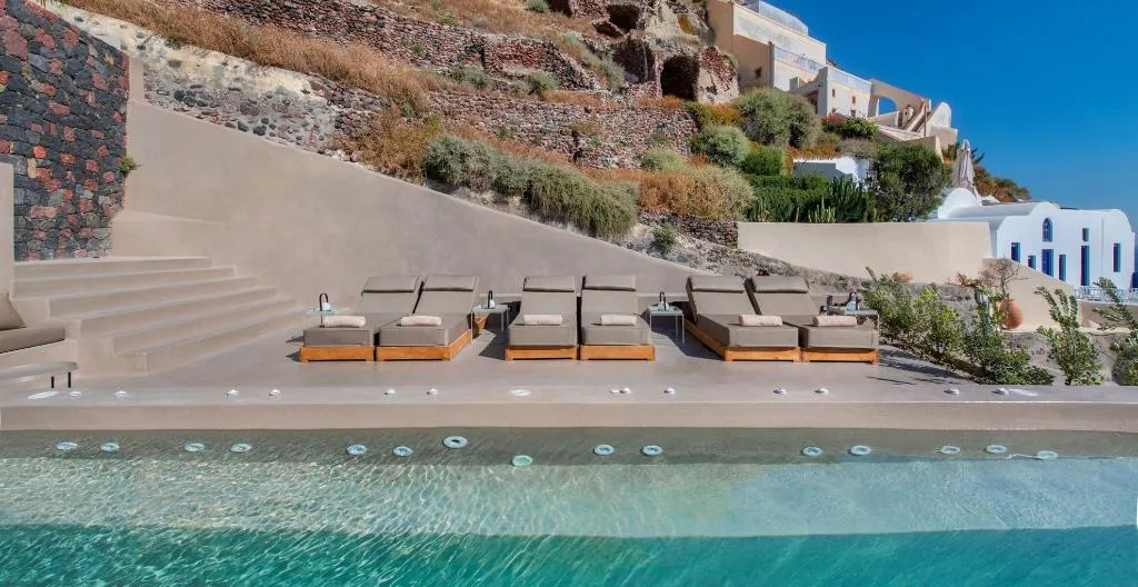 Pool, Old Castle Oia by Mr and Mrs White, Santorini