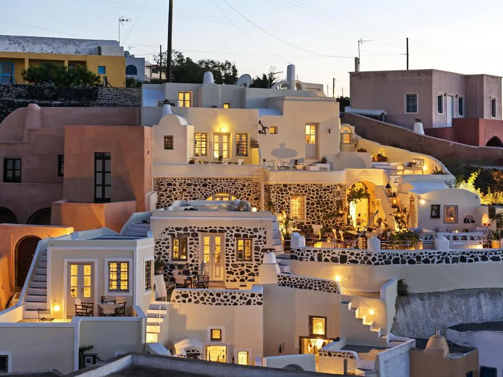 General view, Heliophos Boutique Caves, Santorini