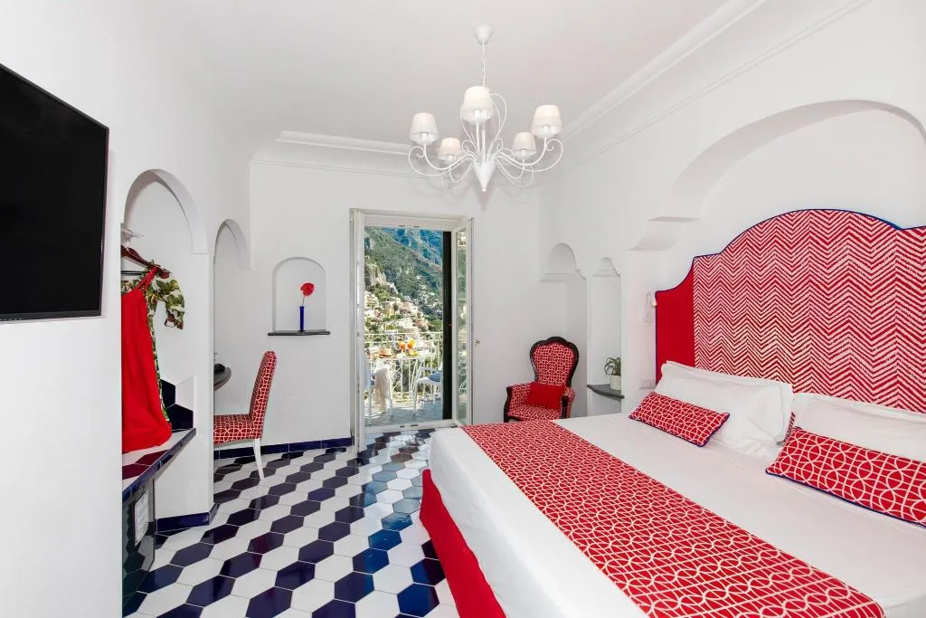DOUBLE DELUXE SEA VIEW Room, Hotel Reginella Positano, Naples