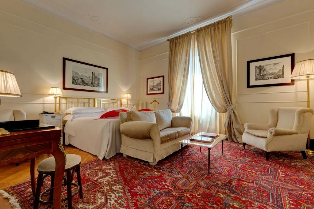 Double or Twin DELUXE Room, Grand Hotel Plaza, Rome