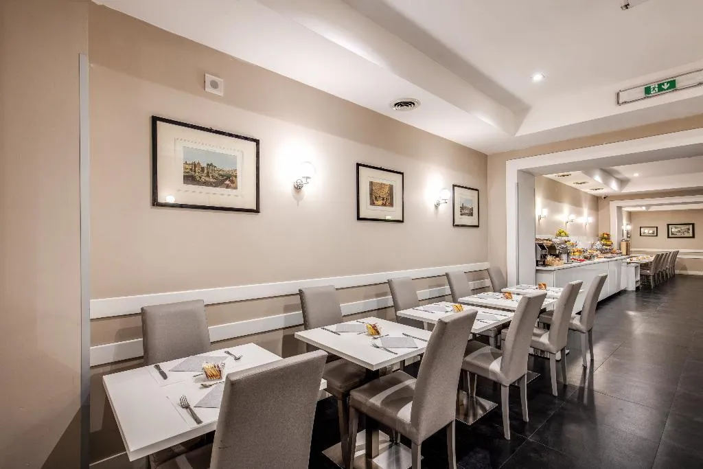 Restaurant, Hotel Villafranca, Rome