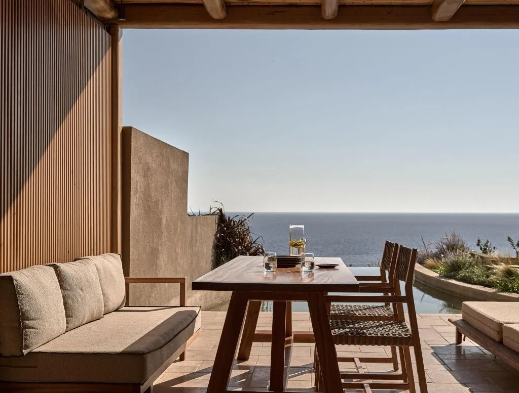 Terrace, Acro Wellness Suites - Adults Only, Crete