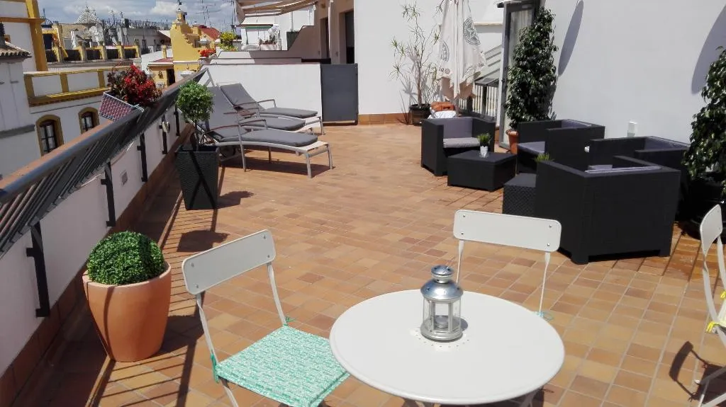 Terrace, Basic  Hotel Doña Manuela, Seville
