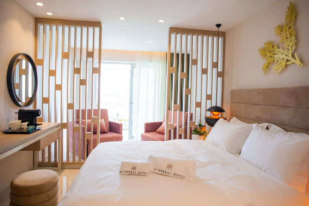 JUNIOR SUITE SEA VIEW Room, At Herbal Hotel, Cyprus