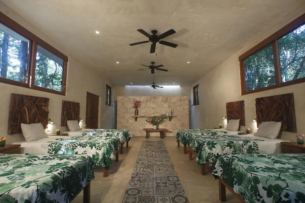 FAMILY ROOM CAPACITY 8 Room, Cachito de Cielo Luxury Jungle Lodge, Cancun Area