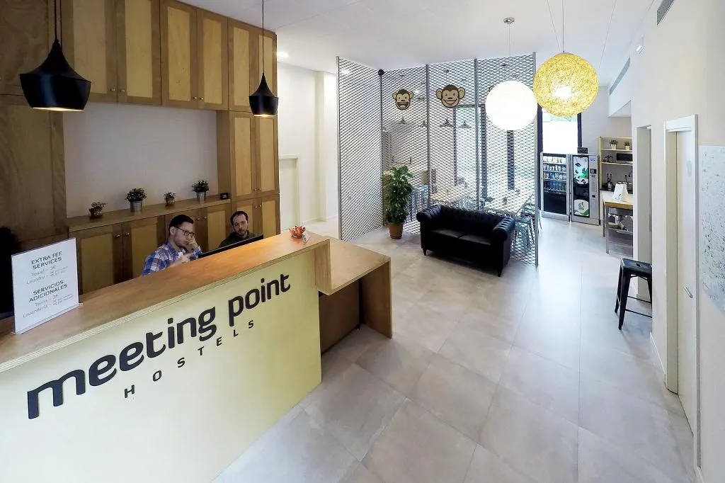 Lobby, Meeting Point Hostels, Barcelona