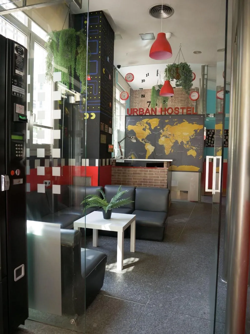 Lobby, Urban Hostel, Madrid