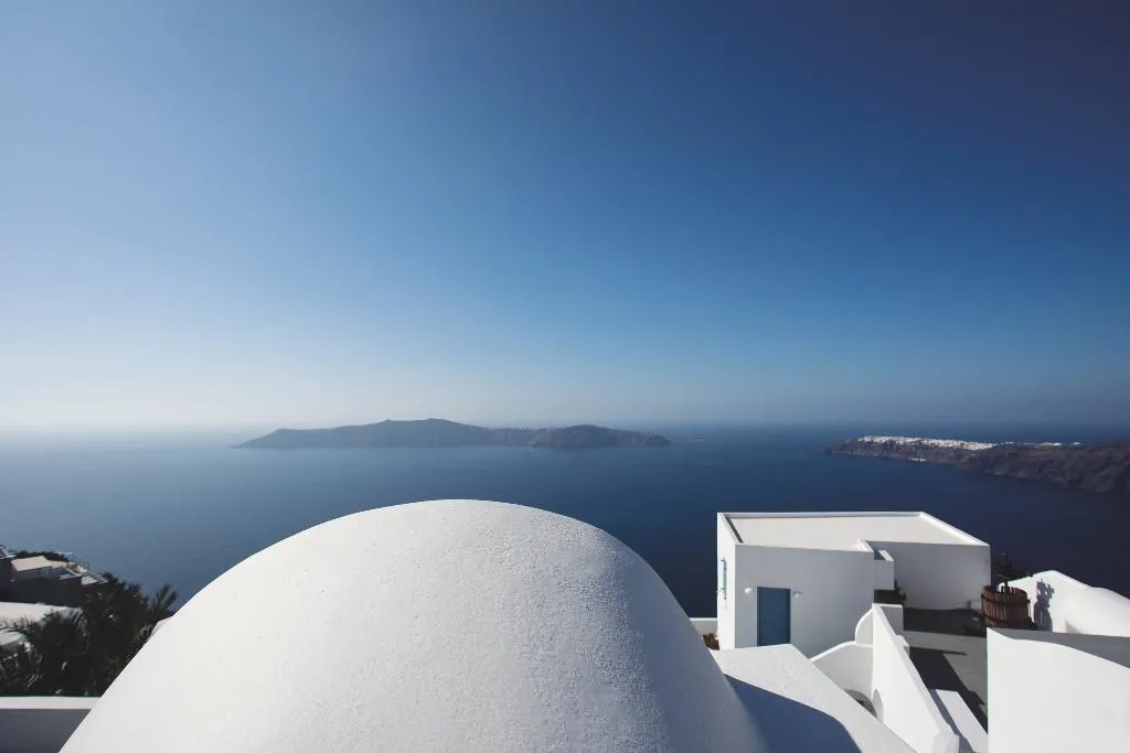 General view, Remezzo Villas, Santorini