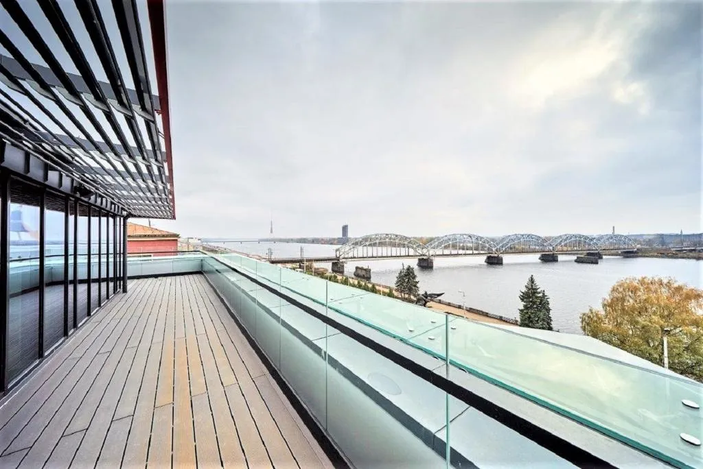 Terrace, Wellton Riverside Spa Hotel, Riga