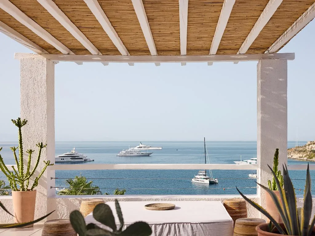 Terrace, Mykonos Blu, A Resort to Live, Mykonos