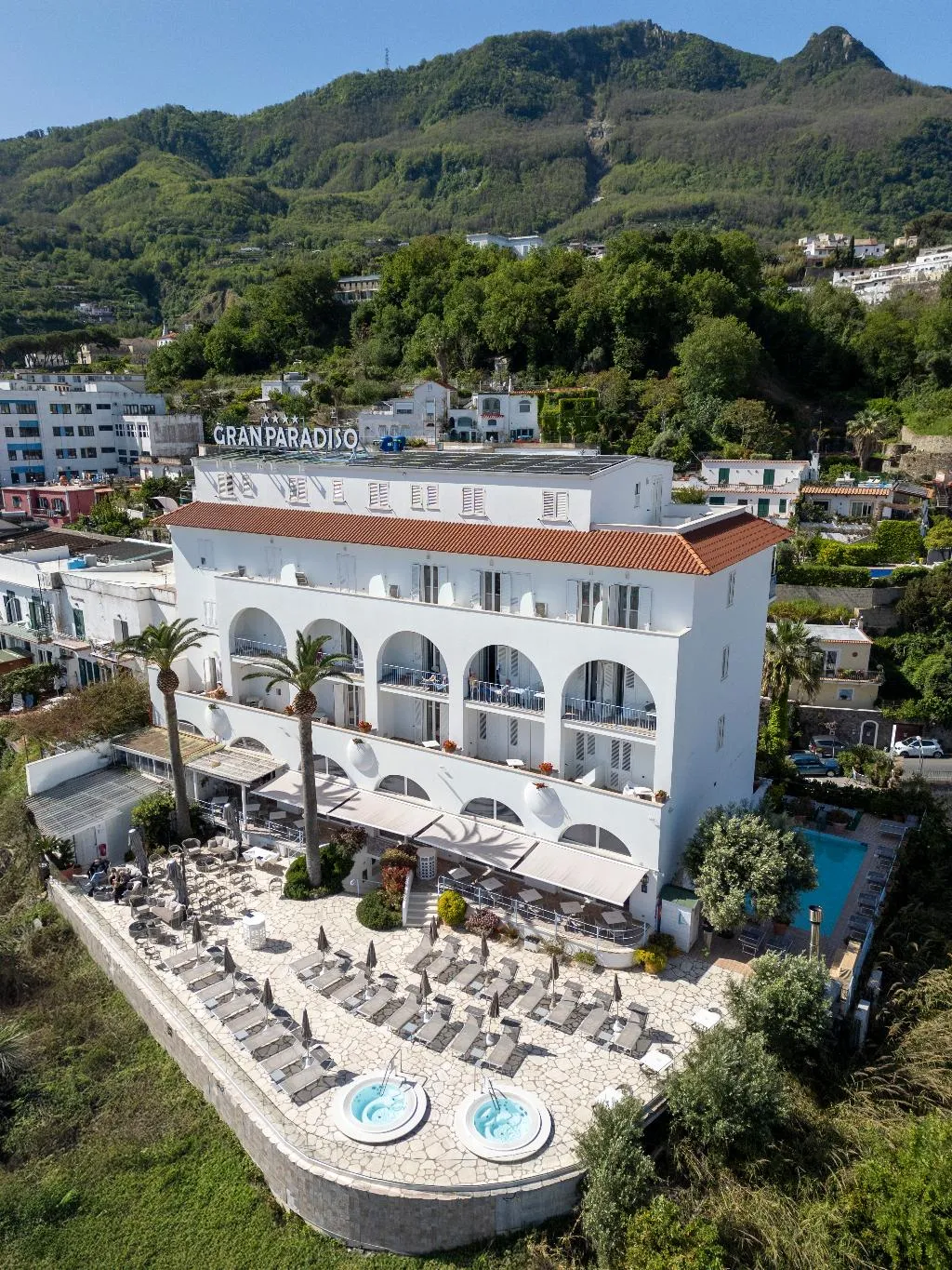 Terrace, Terme Gran Paradiso Hotel, Naples