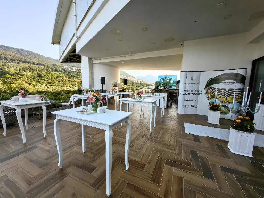 Terrace, Seven For Life Thermal Hotel, Izmir