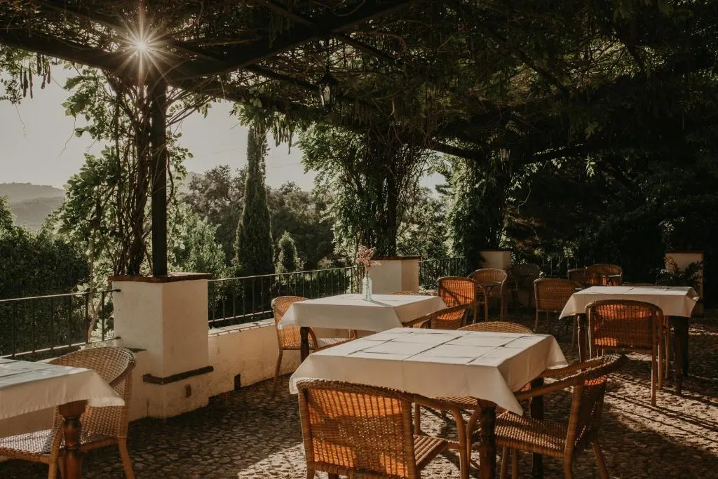 Terrace, Hotel Posada De Valdezufre, Seville