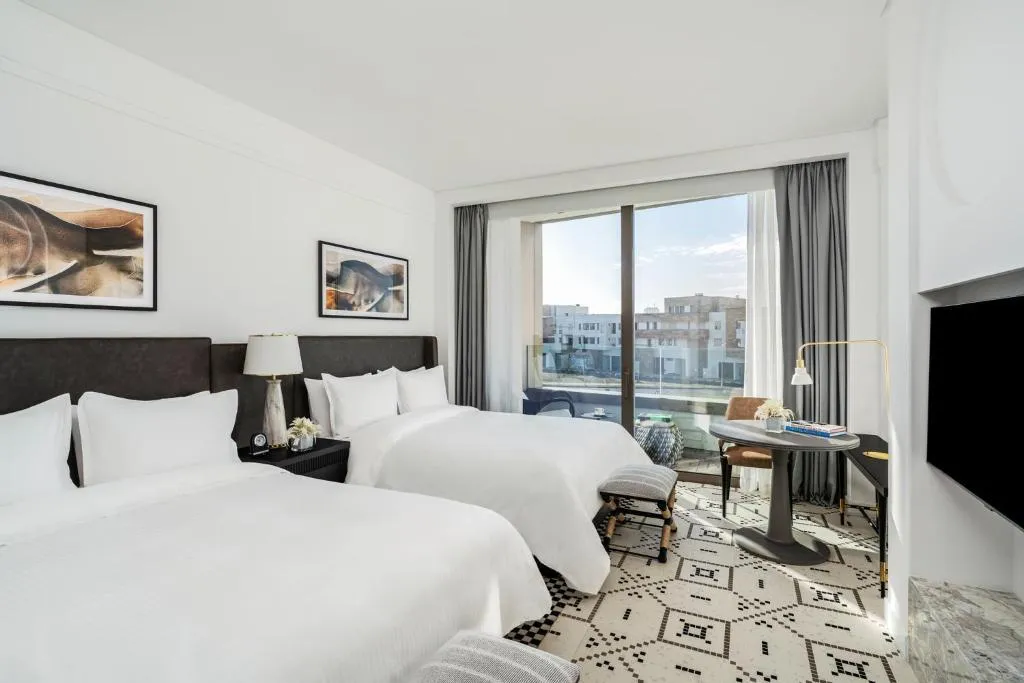 Room TWO QUEEN BEDS WITH VIEWS Room, Fairmont Residences La Marina Rabat-Sale, Rabat