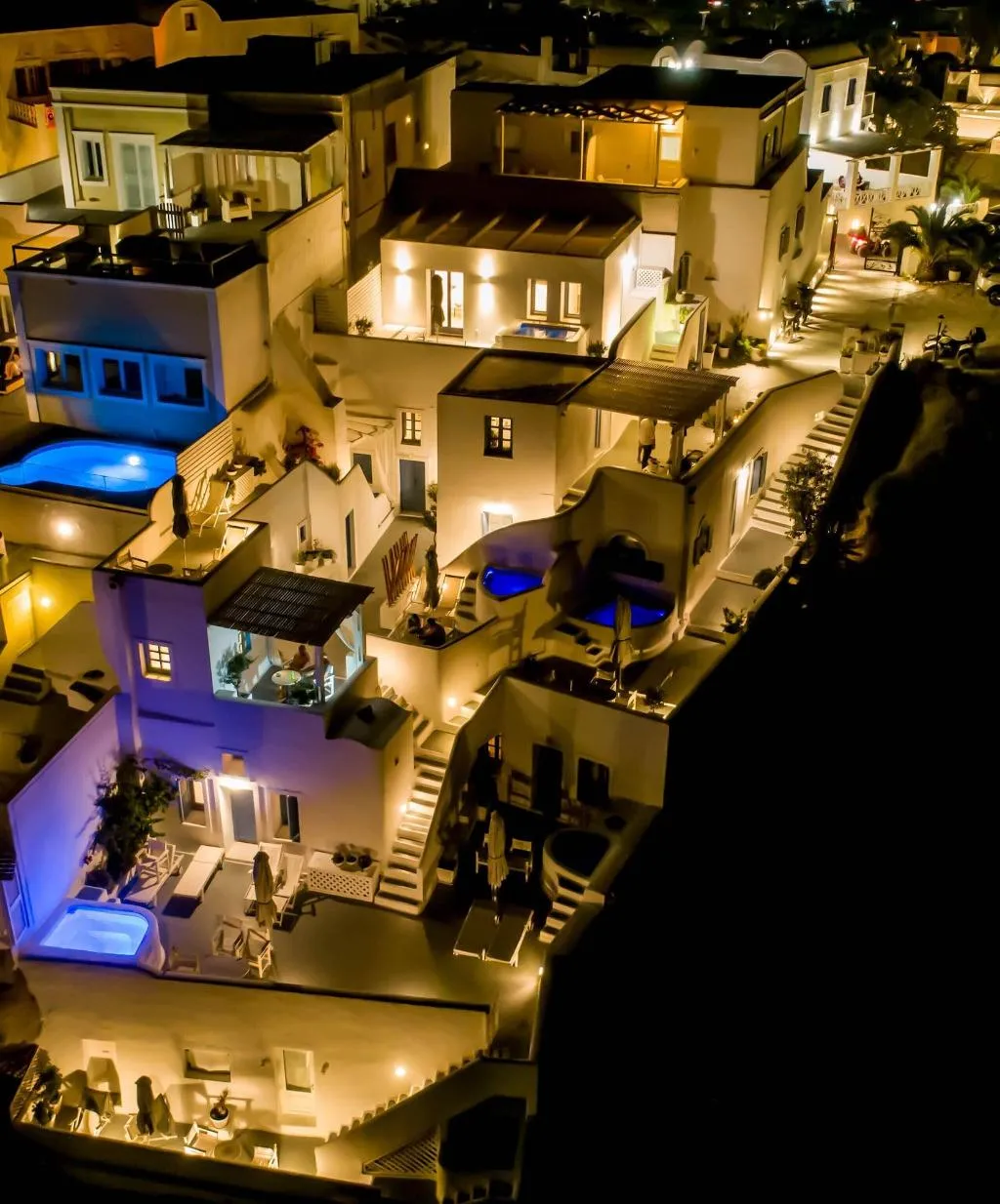 General view, Kamares Apartments, Santorini