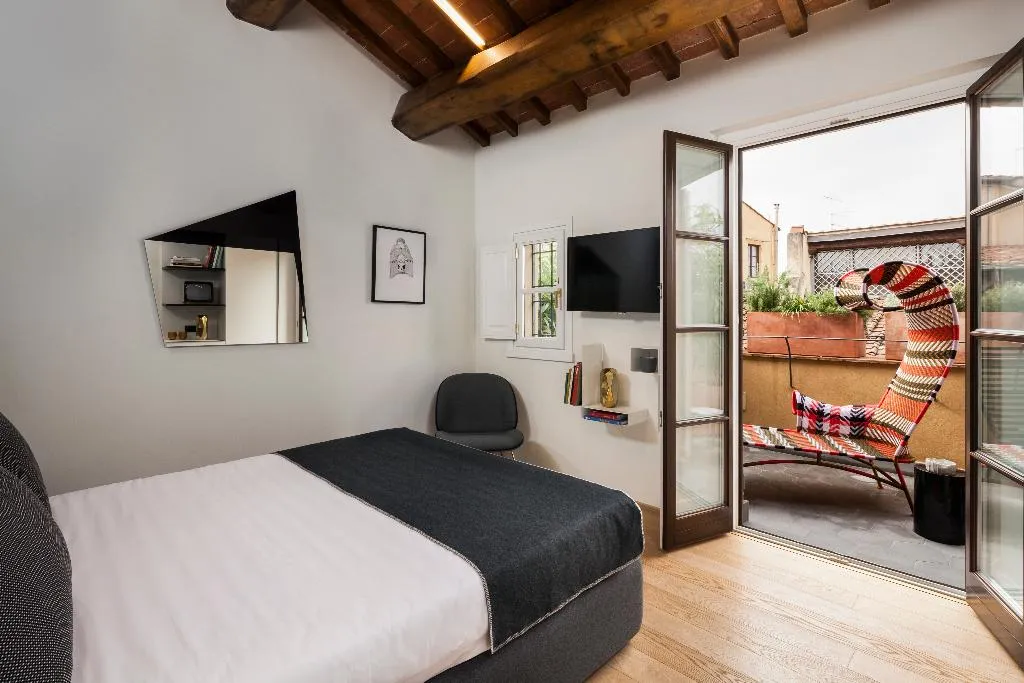 DOUBLE DELUXE WITH BALCONY Room, Milu Firenze, Florence