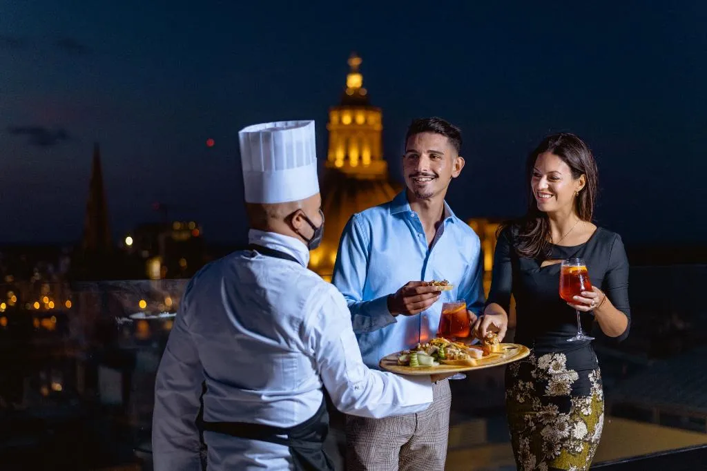 Terrace, The Embassy Valletta Hotel, Malta
