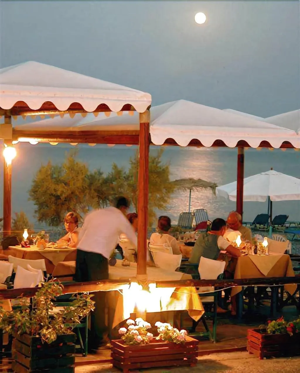 Restaurant, The Boathouse Hotel, Santorini