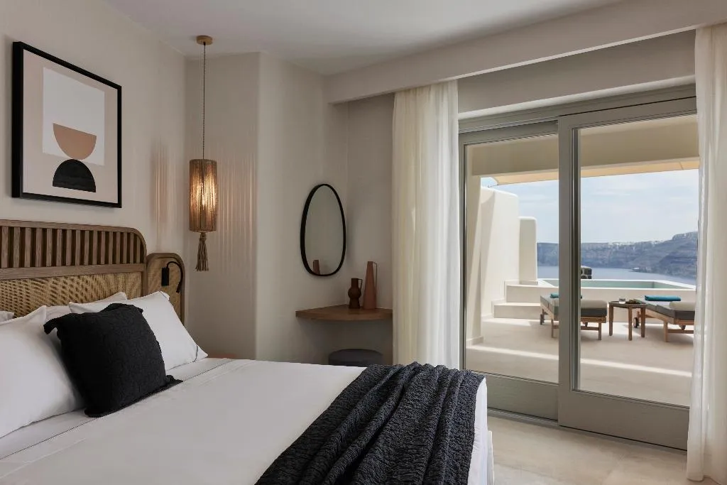 JUNIOR SUITE SEA VIEW Room, Apanemo Hotel, Santorini