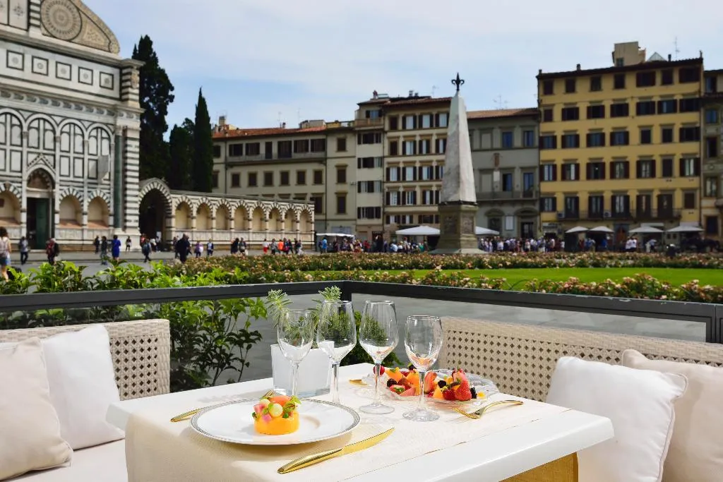 Restaurant, Grand Hotel Minerva, Florence