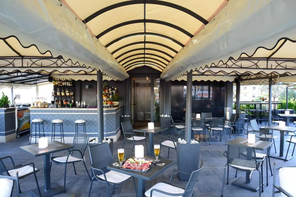 Terrace, Trilussa Palace Congress & Spa, Rome