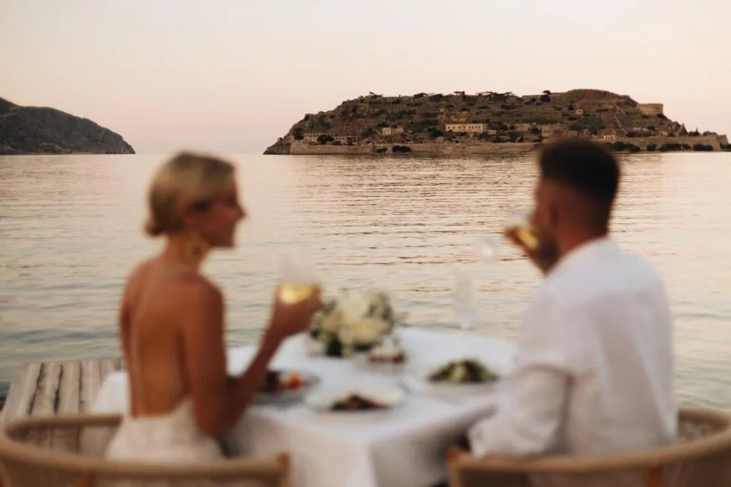 Restaurant, Phaea Blue, a member of SLH, Crete