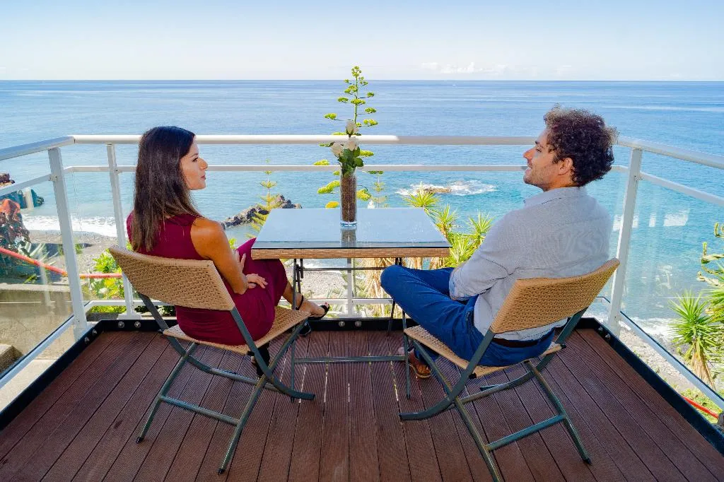 Double or Twin SEA VIEW WITH BALCONY Room, Orca Praia, Madeira