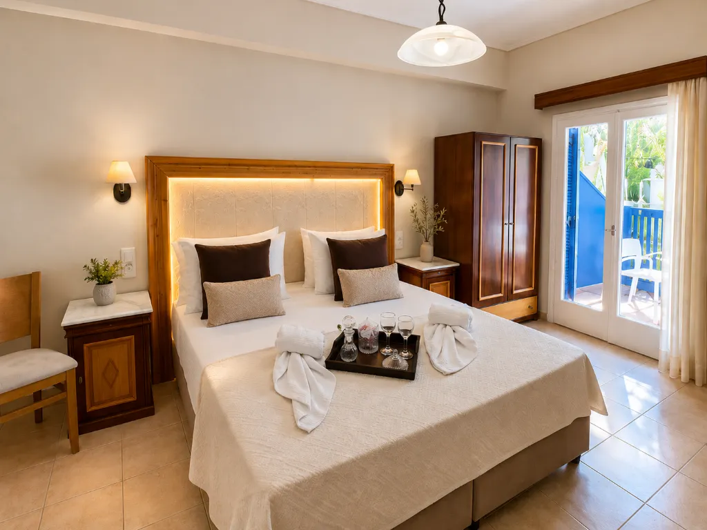 Double or Twin STANDARD Room, Karidis, Santorini
