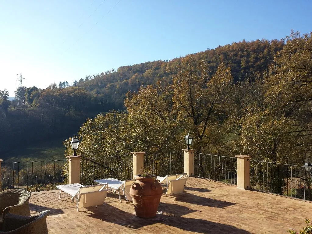 Terrace, Palazzo Del Papa Agriturismo, Perugia
