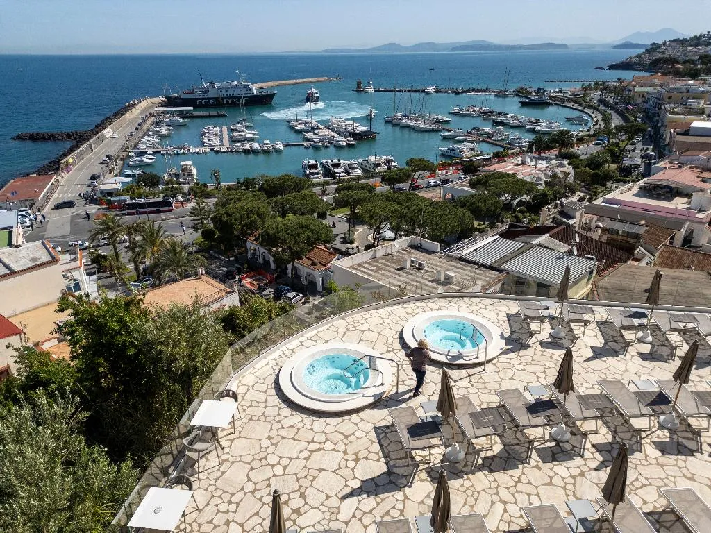 Terrace, Terme Gran Paradiso Hotel, Naples