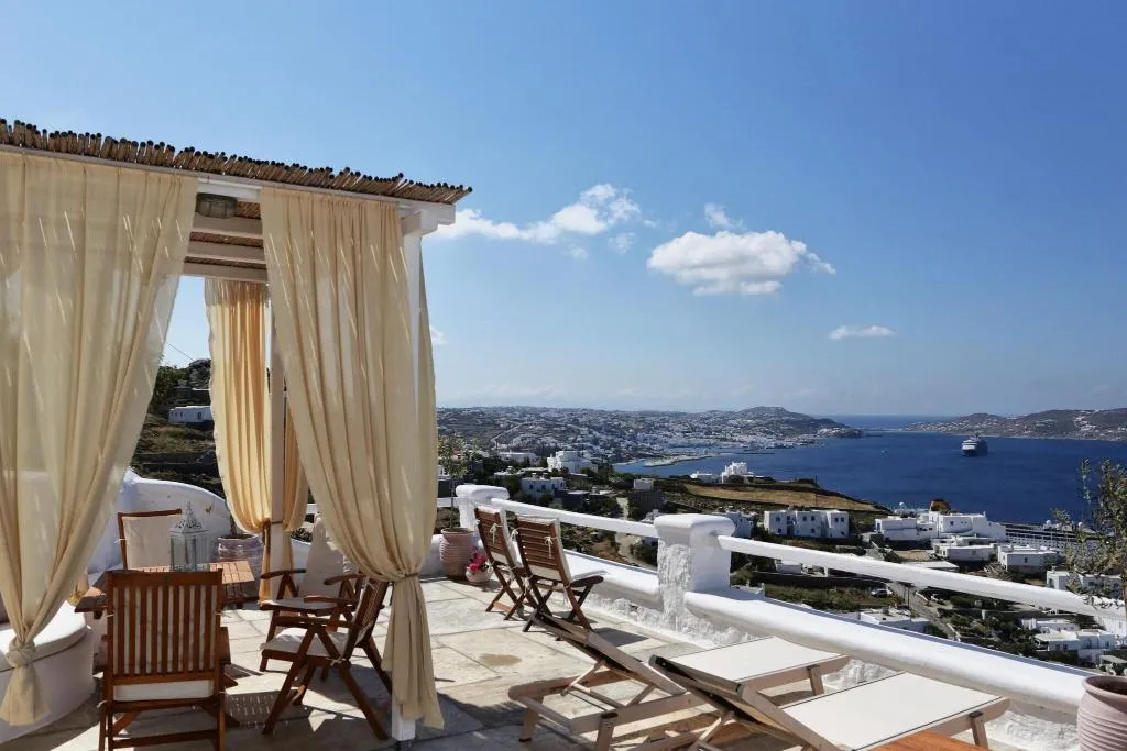 Terrace, La Maison Blanche, Mykonos