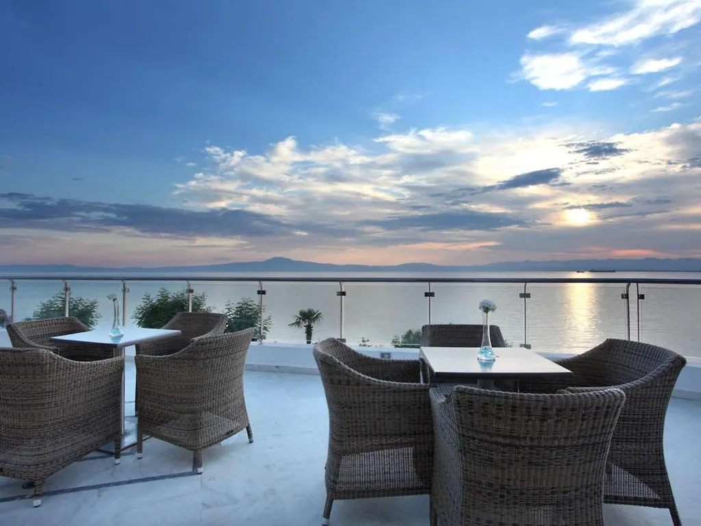 Terrace, Messinian Bay Hotel, Kalamata