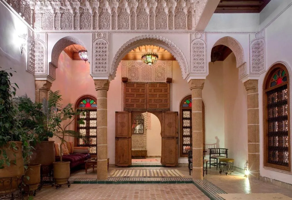 Lobby, Riad Sidi Benslimane, Marrakech