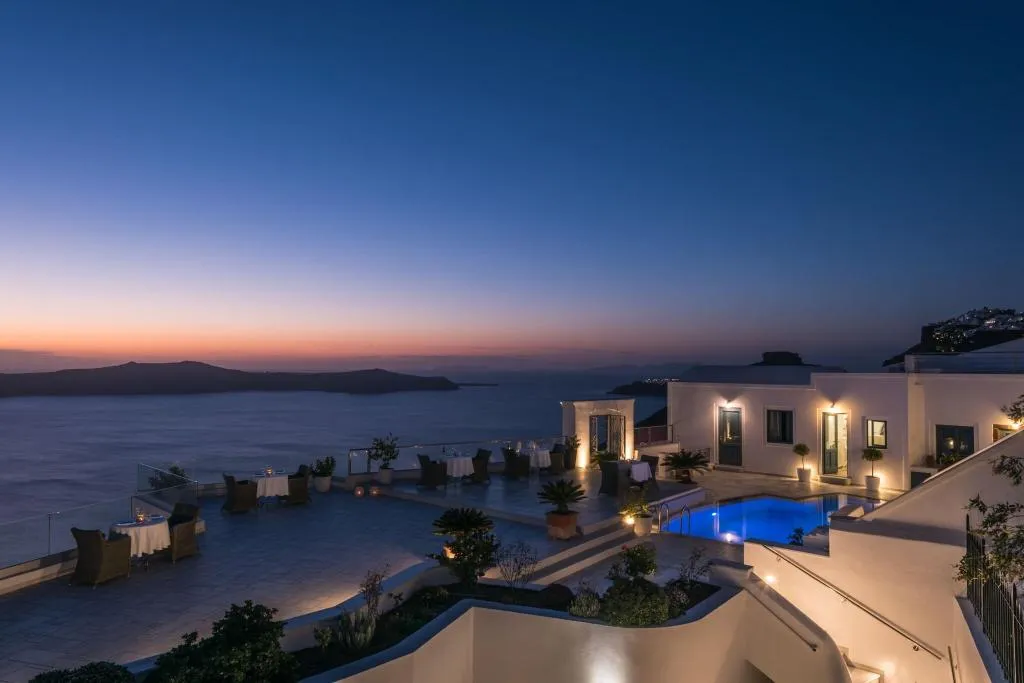 Terrace, Anteliz Hotel And Suites, Santorini