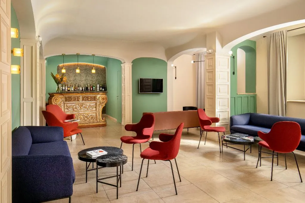 Lobby, Hotel Colosseum, Rome