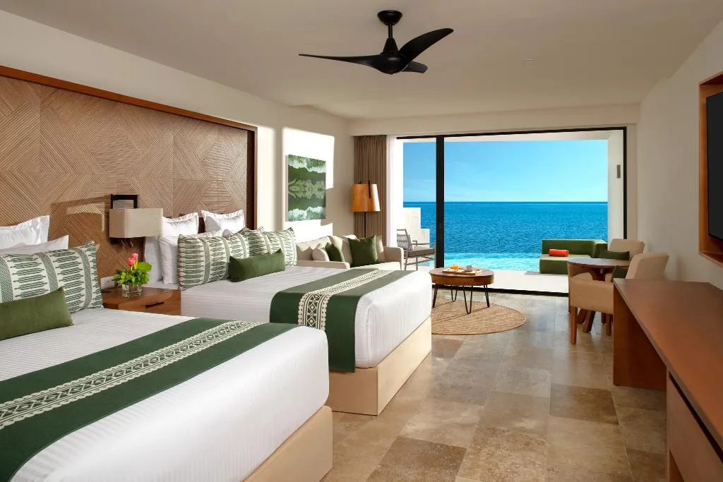 DOUBLE OCEAN FRONT Room, Dreams Sapphire Resort & SPA, Cancun Area