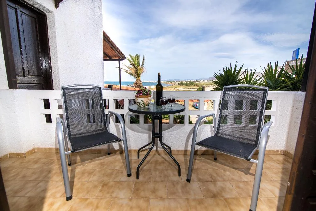 Terrace, Irilena Apartments Gournes by Checkin, Crete
