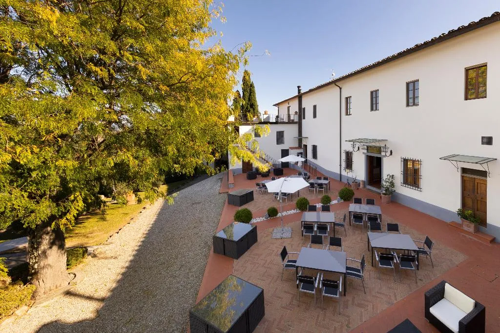 Terrace, Hotel Villa Castiglione, Florence