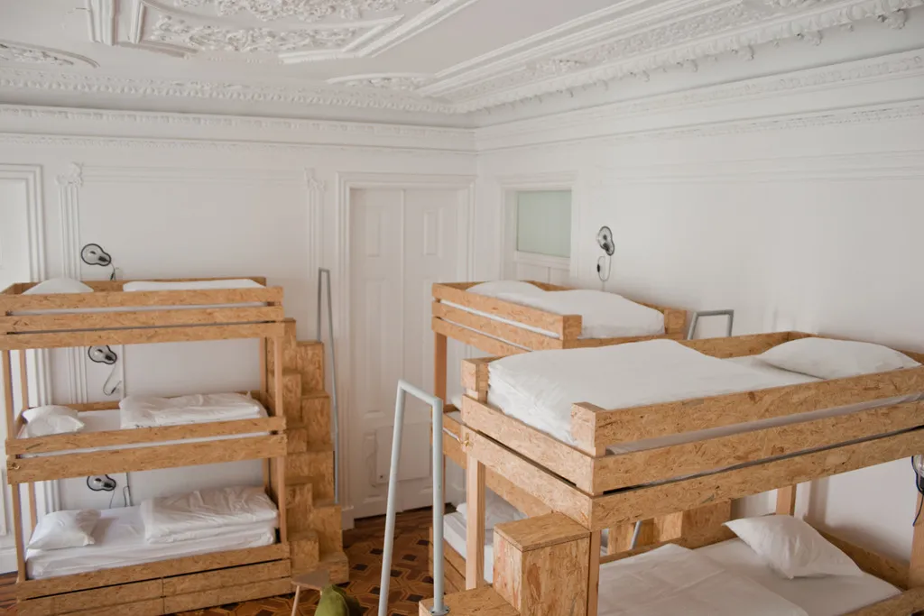 Bed in dormitory TWELVE BEDROOMS Room, Independente Príncipe Real, Lisbon