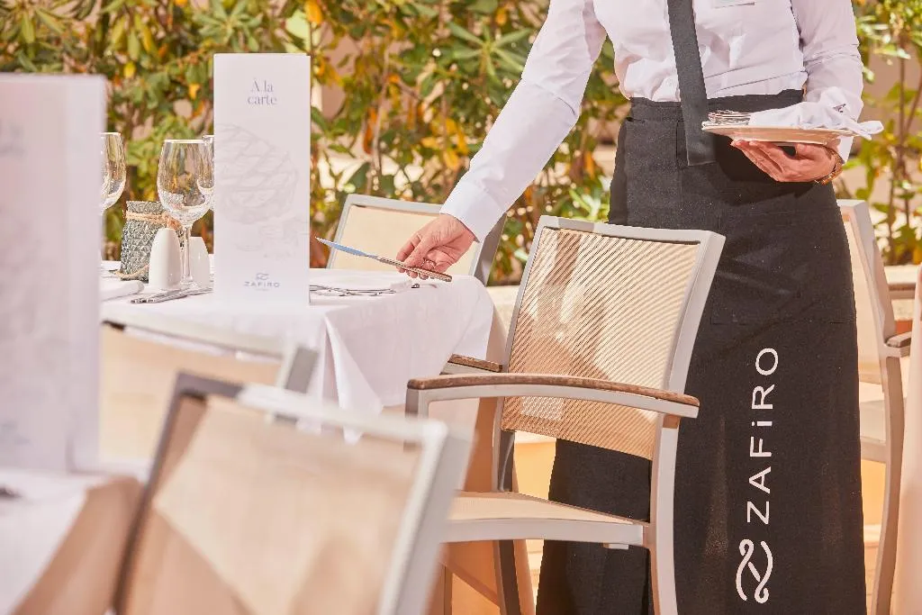 Restaurant, Zafiro Cala Mesquida, Majorca