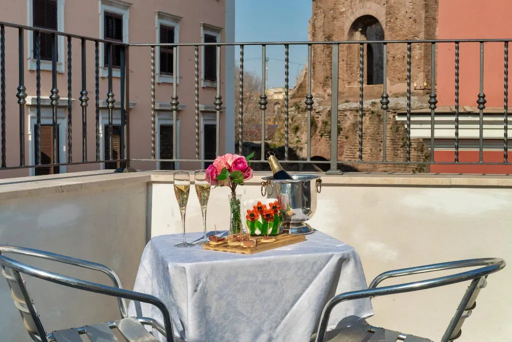 Terrace, Hotel Balilla, Naples