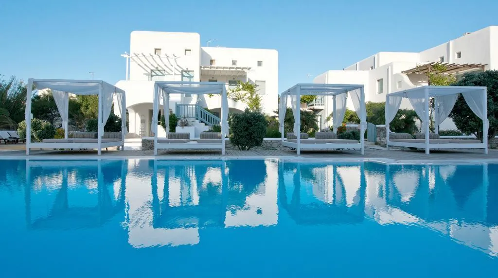 General view, Corfos Hotel, Mykonos
