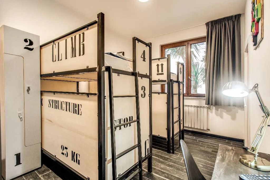 Bed in dormitory CAPACITY 6 Room, Hostel Trastevere 2, Rome