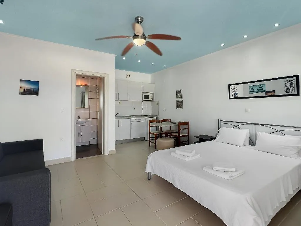 STUDIO SUPERIOR SEA VIEW Room, Andromaches Holiday apartments, Corfu